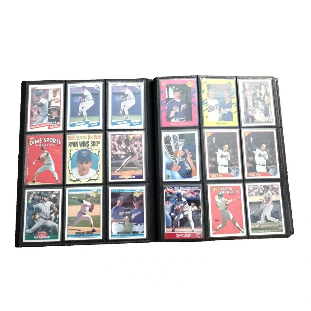 Nolan Ryan Baseball Card Lot Canseco McGwire Binder 80s 90s 360 Cards